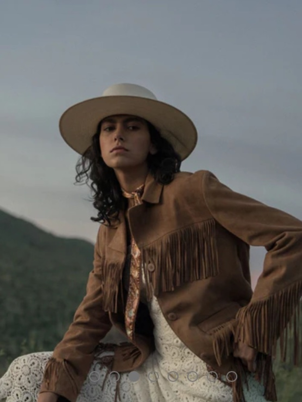 Straw Women’s Hat Embroidered Flower Detail Brown Trim Feminine Cruise Resort